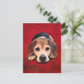 Carte Postale Peinture beagle Art Chien Art (Debout devant)