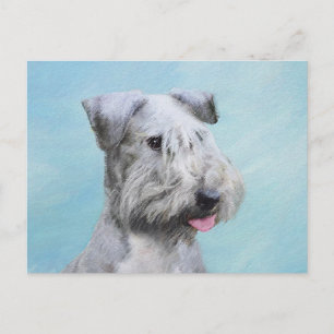Carte Postale Peinture Cesky Terrier - Cute Original Chien Art