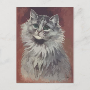 Carte Postale Peinture chat persan n° 5