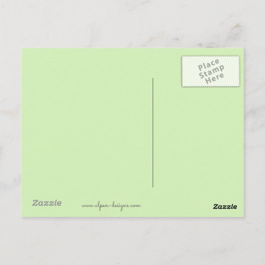 Carte Postale Peinture Chow Chow - Joli art original chien (Dos)