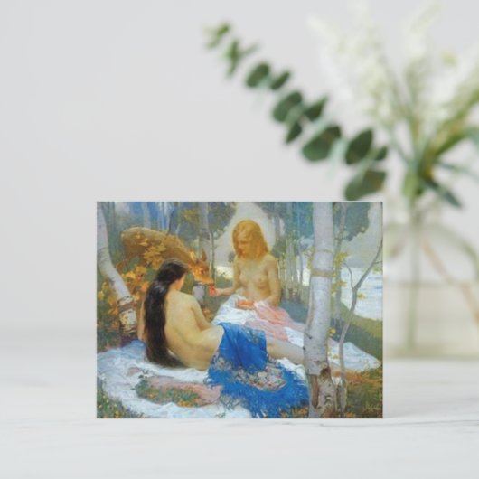 Carte postale Peinture classique (Debout devant)