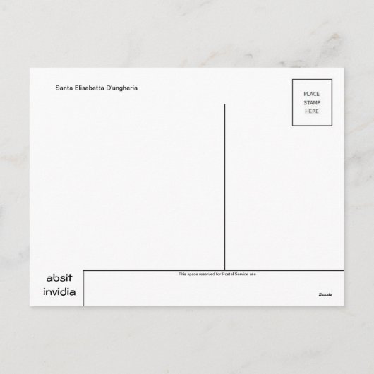 Carte postale Peinture classique (Dos)