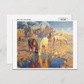 Carte postale Peinture classique (Devant / Derrière)