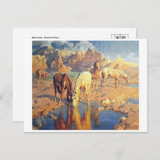 Carte postale Peinture classique (Devant / Derrière)