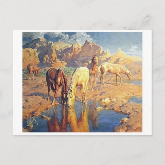 Carte postale Peinture classique (Devant)