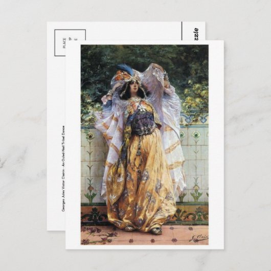 Carte postale Peinture classique (Devant / Derrière)