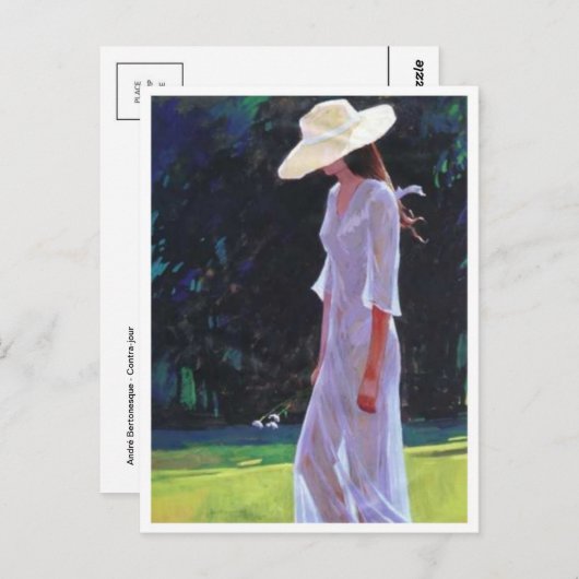 Carte postale Peinture classique (Devant / Derrière)