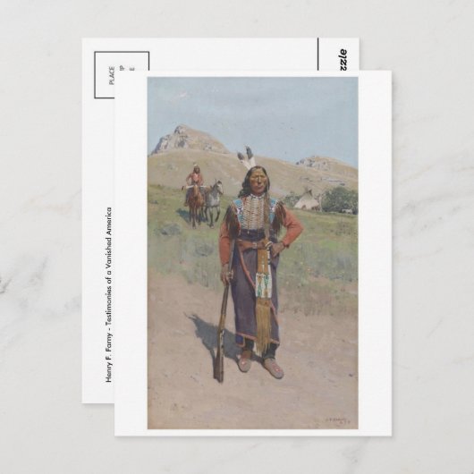 Carte postale Peinture classique (Devant / Derrière)