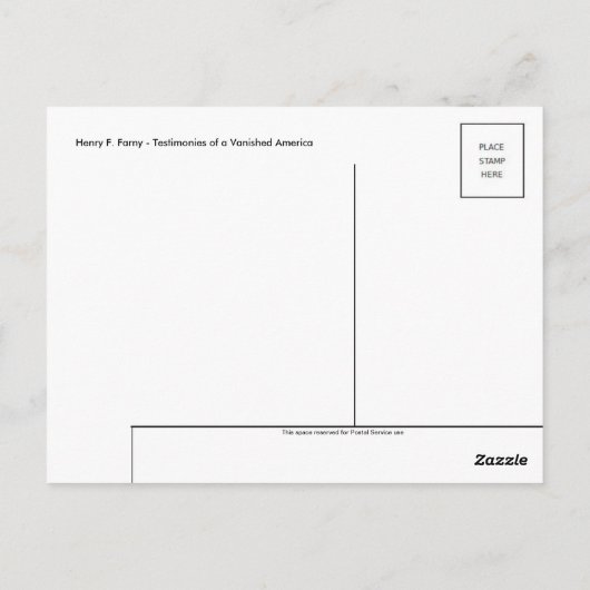 Carte postale Peinture classique (Dos)