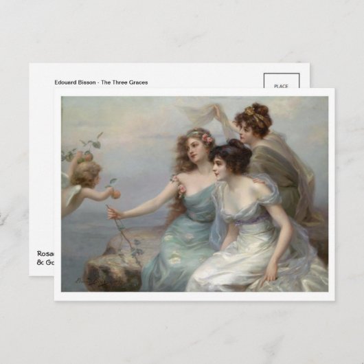 Carte postale Peinture classique (Devant / Derrière)