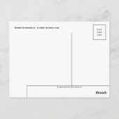 Carte postale Peinture classique (Dos)