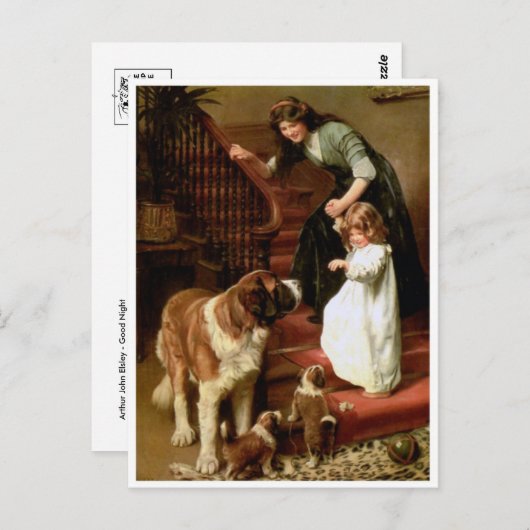 Carte postale Peinture classique (Devant / Derrière)