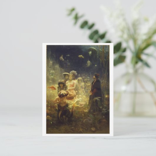 Carte postale Peinture classique (Debout devant)