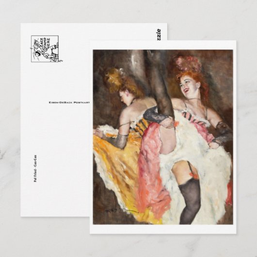 Carte postale Peinture classique (Devant / Derrière)