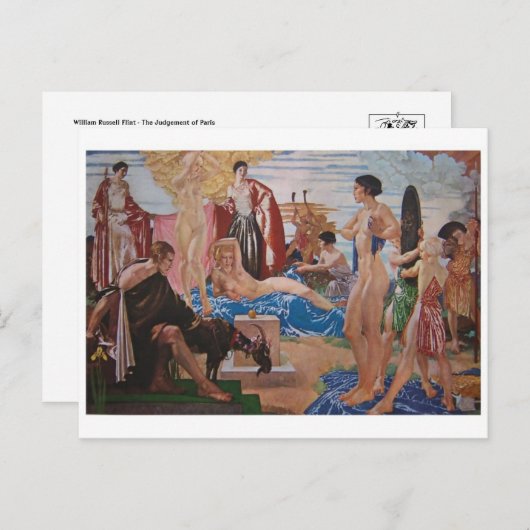 Carte postale Peinture classique (Devant / Derrière)