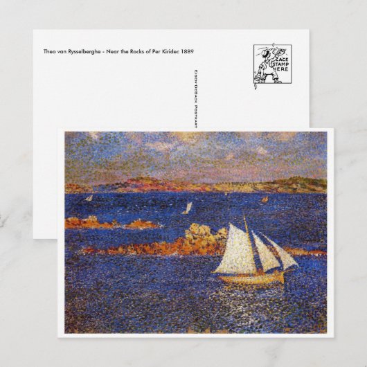 Carte postale Peinture classique (Devant / Derrière)