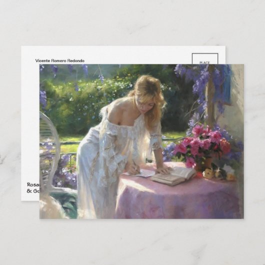 Carte postale Peinture classique (Devant / Derrière)