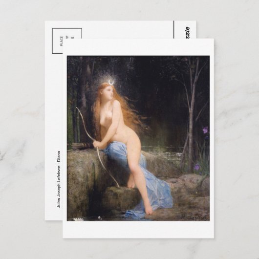 Carte postale Peinture classique (Devant / Derrière)