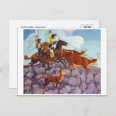 Carte postale Peinture classique (Devant / Derrière)