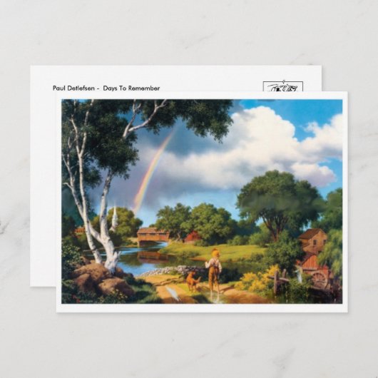 Carte postale Peinture classique (Devant / Derrière)