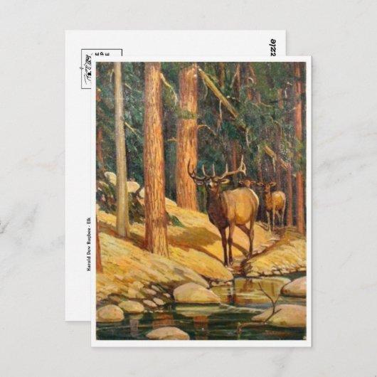 Carte postale Peinture classique (Devant / Derrière)