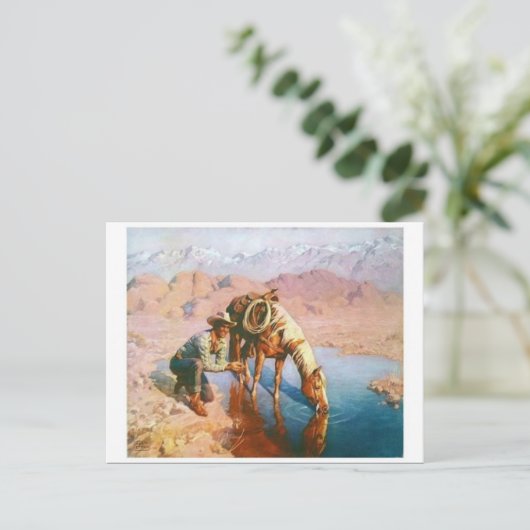 Carte postale Peinture classique (Debout devant)