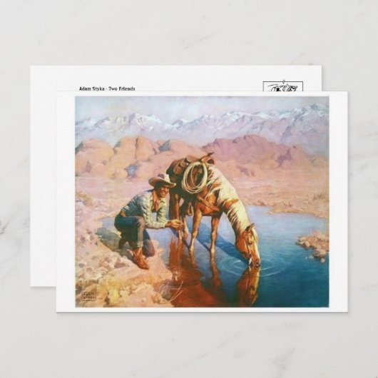 Carte postale Peinture classique (Devant / Derrière)