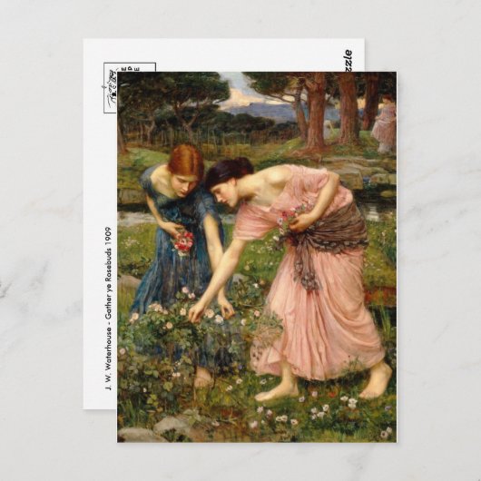 Carte postale Peinture classique (Devant / Derrière)