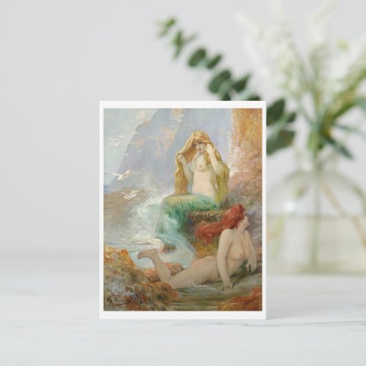 Carte postale Peinture classique (Debout devant)