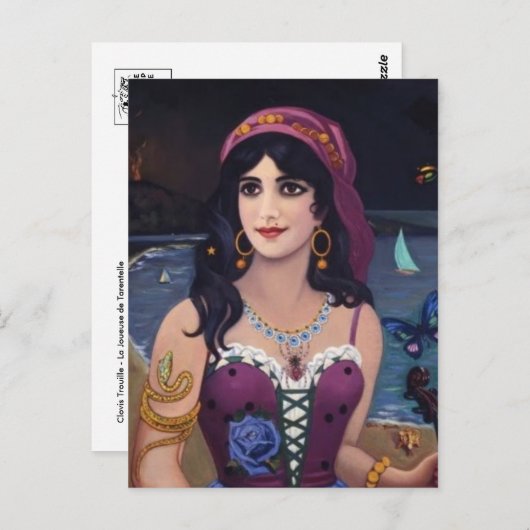 Carte postale Peinture classique (Devant / Derrière)