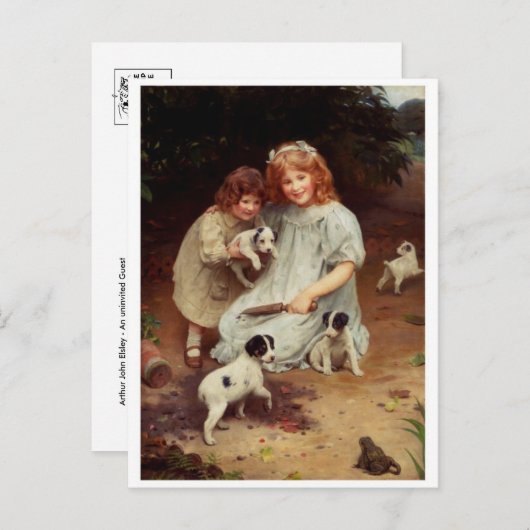 Carte postale Peinture classique (Devant / Derrière)