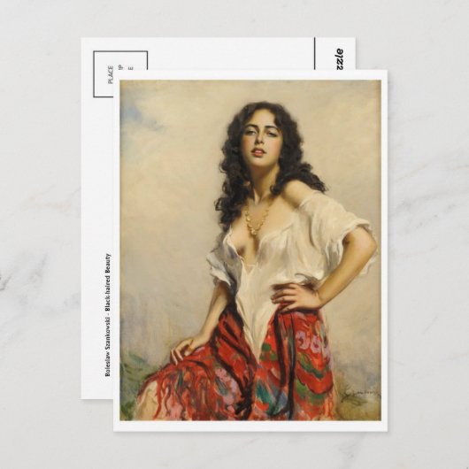 Carte postale Peinture classique (Devant / Derrière)