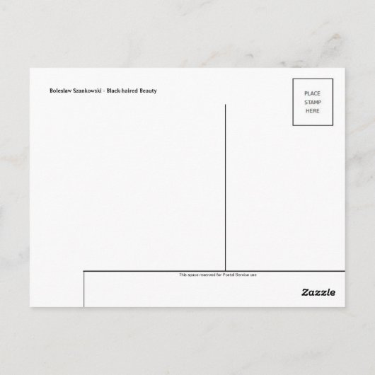 Carte postale Peinture classique (Dos)