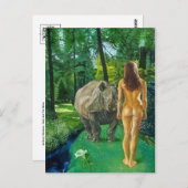 Carte postale Peinture classique (Devant / Derrière)