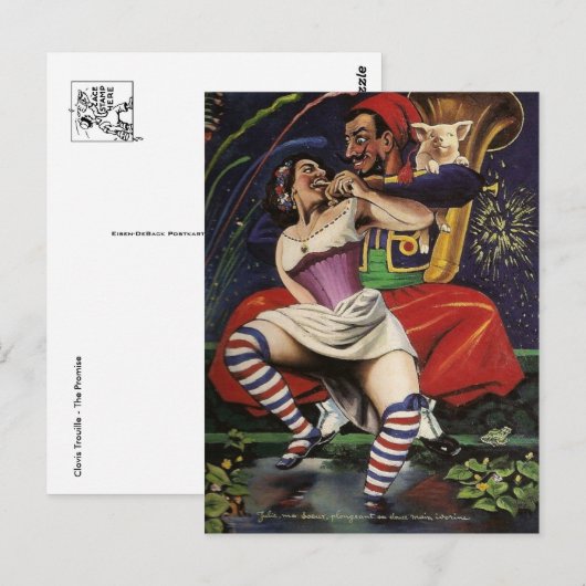 Carte postale Peinture classique (Devant / Derrière)