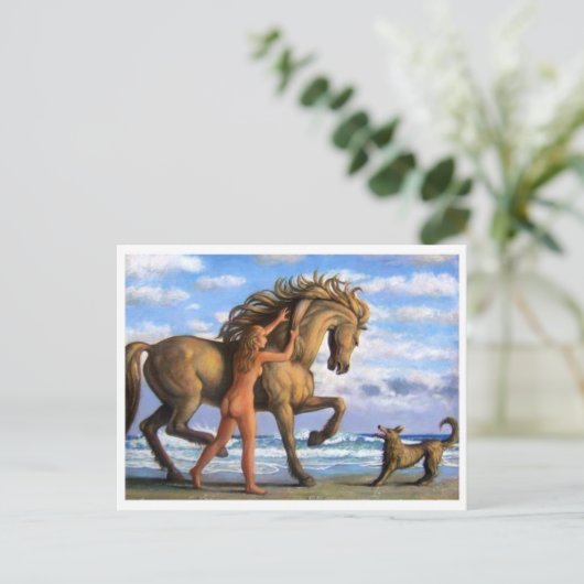 Carte postale Peinture classique (Debout devant)