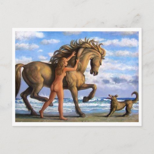 Carte postale Peinture classique (Devant)