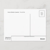 Carte postale Peinture classique (Dos)