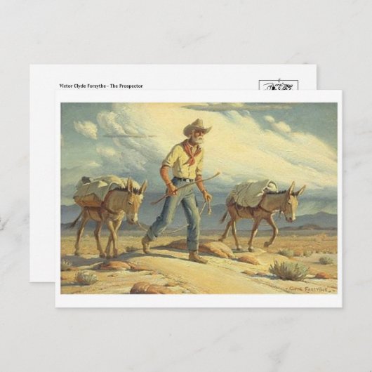 Carte postale Peinture classique (Devant / Derrière)