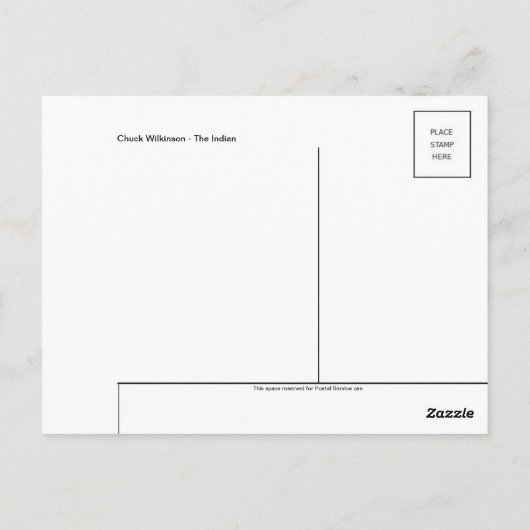 Carte postale Peinture classique (Dos)