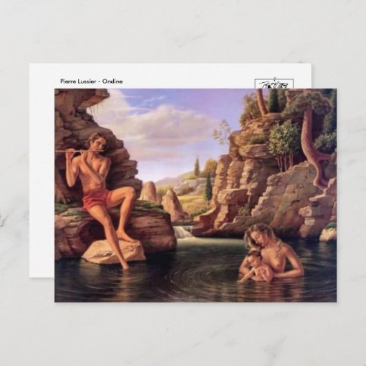 Carte postale Peinture classique (Devant / Derrière)