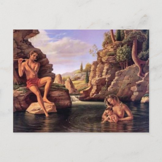 Carte postale Peinture classique (Devant)