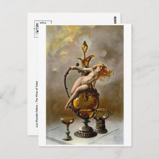 Carte postale Peinture classique (Devant / Derrière)