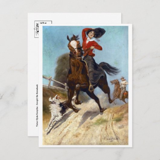 Carte postale Peinture classique (Devant / Derrière)