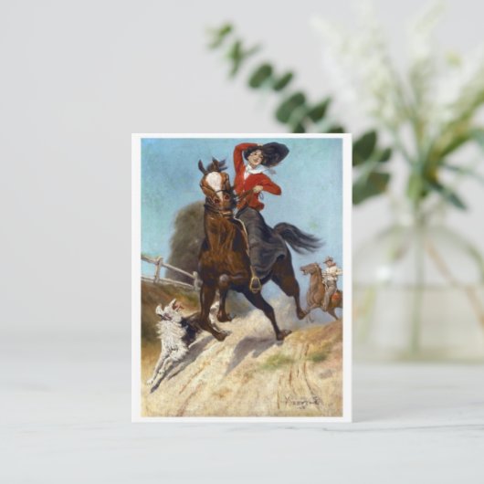 Carte postale Peinture classique (Debout devant)