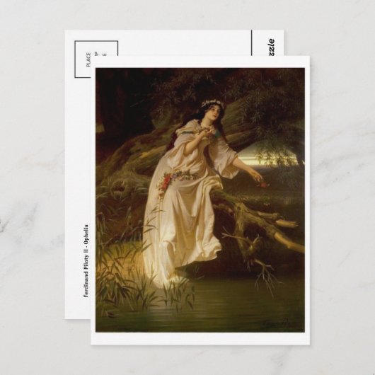 Carte postale Peinture classique (Devant / Derrière)