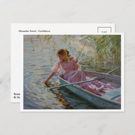 Carte postale Peinture classique (Devant / Derrière)