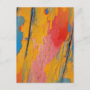 Carte Postale Peinture colorée