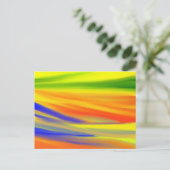 CARTE POSTALE PEINTURE COLORÉE ARTISANAT (Debout devant)