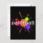 Carte Postale Peinture cool (Devant / Derrière)